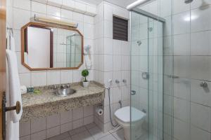Koupelna v ubytování Hotel Torre Sol