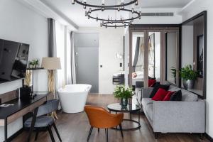 Posezení v ubytování Rysy Boutique Hotel