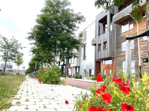 Das Gebäude in dem sich das Privatzimmer befindet