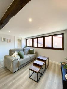Posezení v ubytování LAGO Home - Apartamento nuevo en Llanes centro