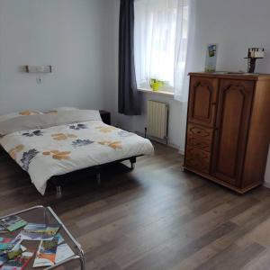 Postel nebo postele na pokoji v ubytování Ferienwohnung Patrycja