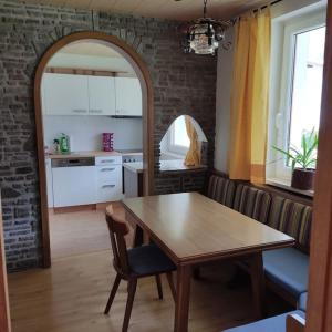 Kuchyň nebo kuchyňský kout v ubytování Ferienwohnung Patrycja