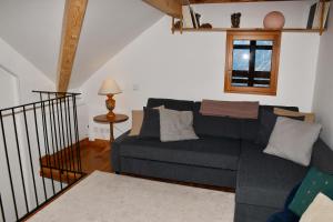 Posezení v ubytování Appartement confortable au pied des pistes avec vue imprenable
