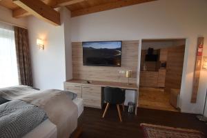 TV a/nebo společenská místnost v ubytování Hotel Martina