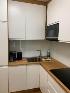 Kuchyňa alebo kuchynka v ubytovaní Apartment Mölltaler Gletscher 6