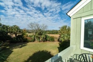 a view of a yard from a house at 915 Sealoft Villa in Seabrook Island