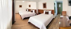 Postel nebo postele na pokoji v ubytování Faraona Grand Hotel