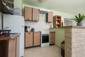 Η κουζίνα ή μικρή κουζίνα στο Brigita A2