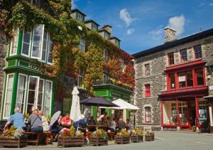 Bygningen som feriehuset ligger i