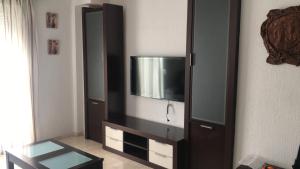 TV a/nebo společenská místnost v ubytování Duplex en el Centro de Huelva