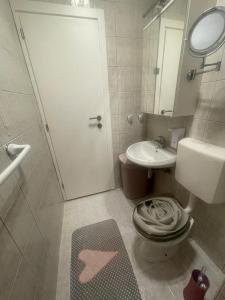 波弗加納的住宿－Lucasso，一间带卫生间和水槽的浴室