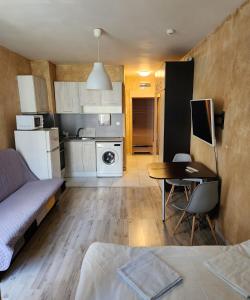Kuchyň nebo kuchyňský kout v ubytování Colonel apartment 953