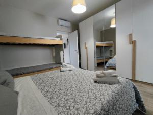 Кровать или кровати в номере BlueSun Apartments