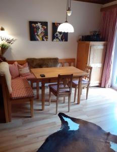 Posezení v ubytování Appartement Hardenack