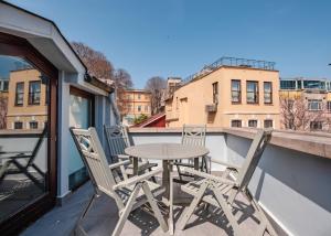 Balkón nebo terasa v ubytování Homie Suites - Modern Apartments Nearby Istıklal Street & Galata Tower