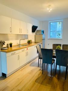 Køkken eller tekøkken på Apartment-Hohenstein