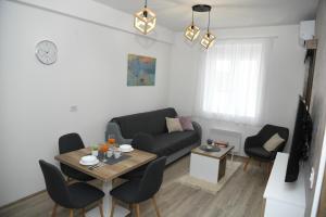 Istumisnurk majutusasutuses Apartman Zara