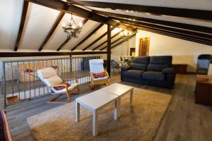 Posezení v ubytování Las Casas de Pecheye