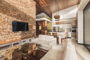 مطبخ أو مطبخ صغير في Luxé Cabañas