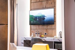TV a/nebo společenská místnost v ubytování Amfora Hotel & Spa