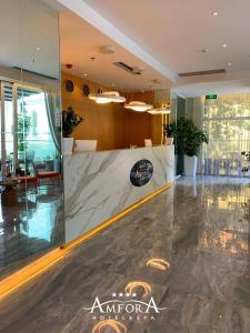 Vstupní hala nebo recepce v ubytování Amfora Hotel & Spa + 35 fotografií
