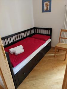 Postel nebo postele na pokoji v ubytování Appartamento Borgo Centro