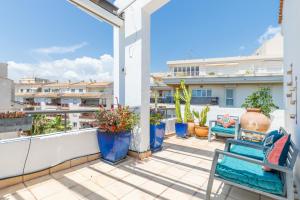 Balkón alebo terasa v ubytovaní Penthouse center Altea