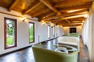 Istumisnurk majutusasutuses Hotel Vécsecity