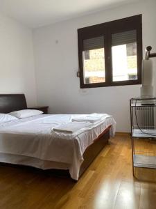 Postel nebo postele na pokoji v ubytování Apartment in Becici