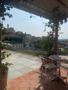 Balkón alebo terasa v ubytovaní La terrazza sul Monferrato