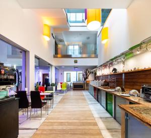 Kuchyň nebo kuchyňský kout v ubytování Hotel Vécsecity