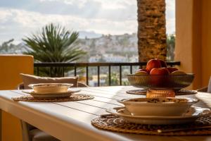 A balcony or terrace at Luxury Apartment Marbella
