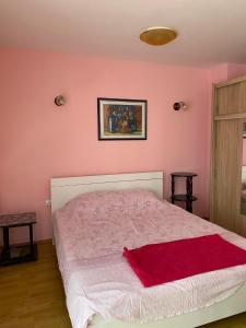 Ένα ή περισσότερα κρεβάτια σε δωμάτιο στο Guest House Trajkovic Jagodina