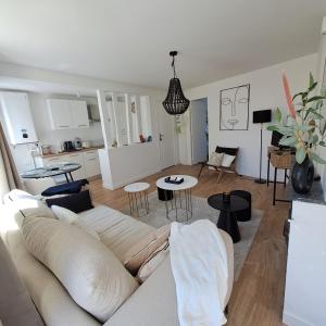 Kuchnia lub aneks kuchenny w obiekcie Appartement de charme Rouen