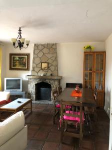 Posezení v ubytování Casa Rural Pantano de San Juan