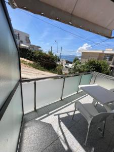Balkón nebo terasa v ubytování Seaside Rooms & Apartments Sarande