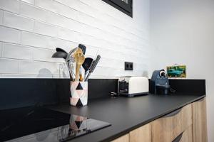 Kuchyň nebo kuchyňský kout v ubytování Holidays, Duplex para 4, Gorbea