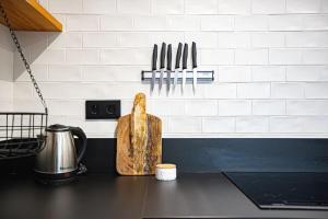 Kuchyň nebo kuchyňský kout v ubytování Holidays, Duplex para 4, Gorbea