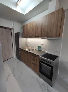 Η κουζίνα ή μικρή κουζίνα στο Valaoritou studio 1