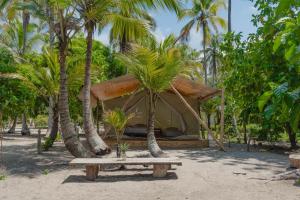 Ein Garten an der Unterkunft Manoush Beach