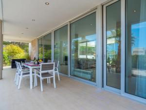 A balcony or terrace at Villa Villa Mut by Interhome