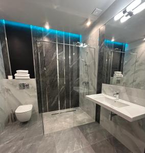 Kúpeľňa v ubytovaní Hotel Turkus