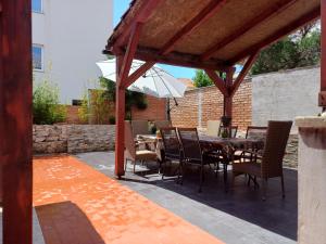 Patio nebo venkovní prostory v ubytování Apartments Smoky