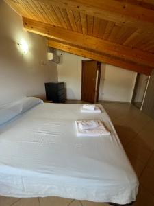 Säng eller sängar i ett rum på Villa Cilento