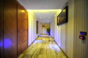 A television and/or entertainment centre at Golden Deluxe Hotel