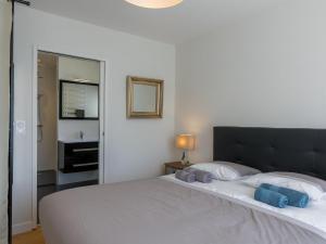 Voodi või voodid majutusasutuse Holiday Home Maison du Venec by Interhome toas