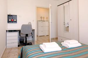 Postel nebo postele na pokoji v ubytování Modern 2-Bed Apt, Late check in available