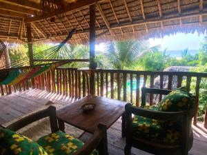 Balkón nebo terasa v ubytování Kingstone lodge zanzibar