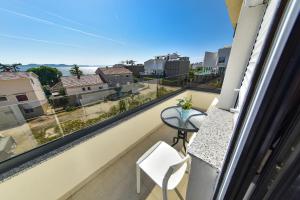 Balkón nebo terasa v ubytování Apartmani Melia