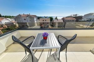 Balkón nebo terasa v ubytování Apartmani Melia